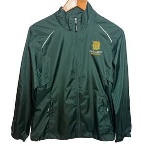 Core Delgado Baseball Women's Size Small 1/4 Zip Windbreaker Pullover Top Shirt